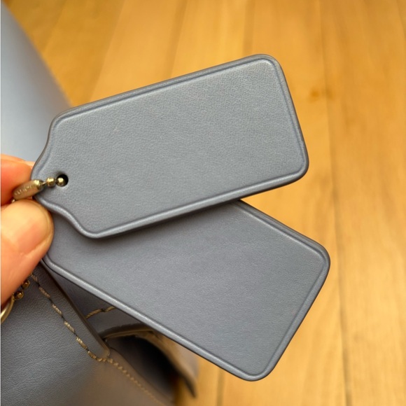 Coach Drifter Should Bag in Calf Leather Periwinkle with Turn-lock - Picture 11 of 14